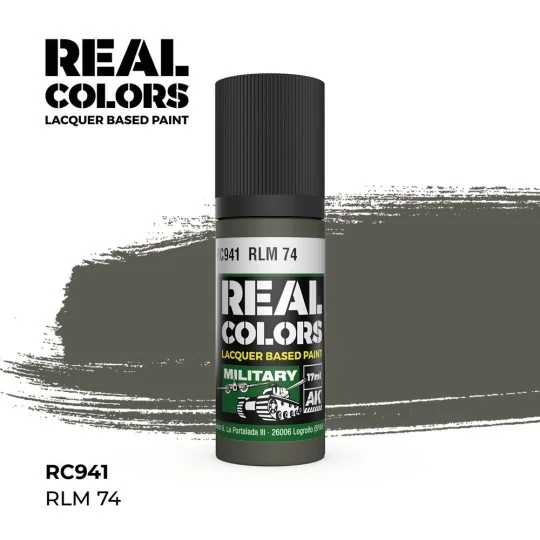 Real Colors: RLM 74 17 ml. - AK Interactive RC941