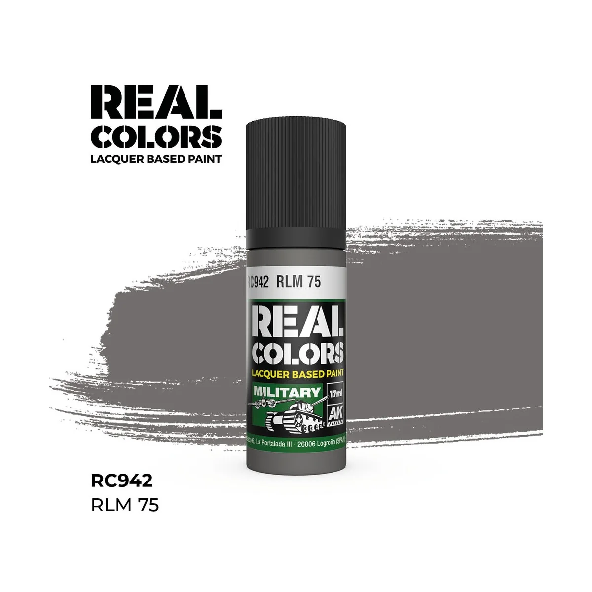 Real Colors: RLM 75 17 ml. - AK Interactive RC942