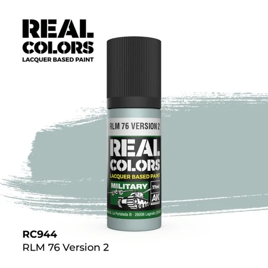 Real Colors: RLM 76 Version 2 17 ml. - AK Interactive RC944