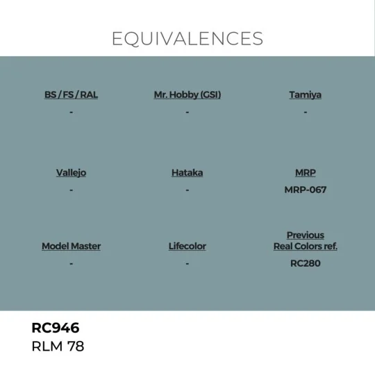 Real Colors: RLM 78 17 ml. - AK Interactive RC946