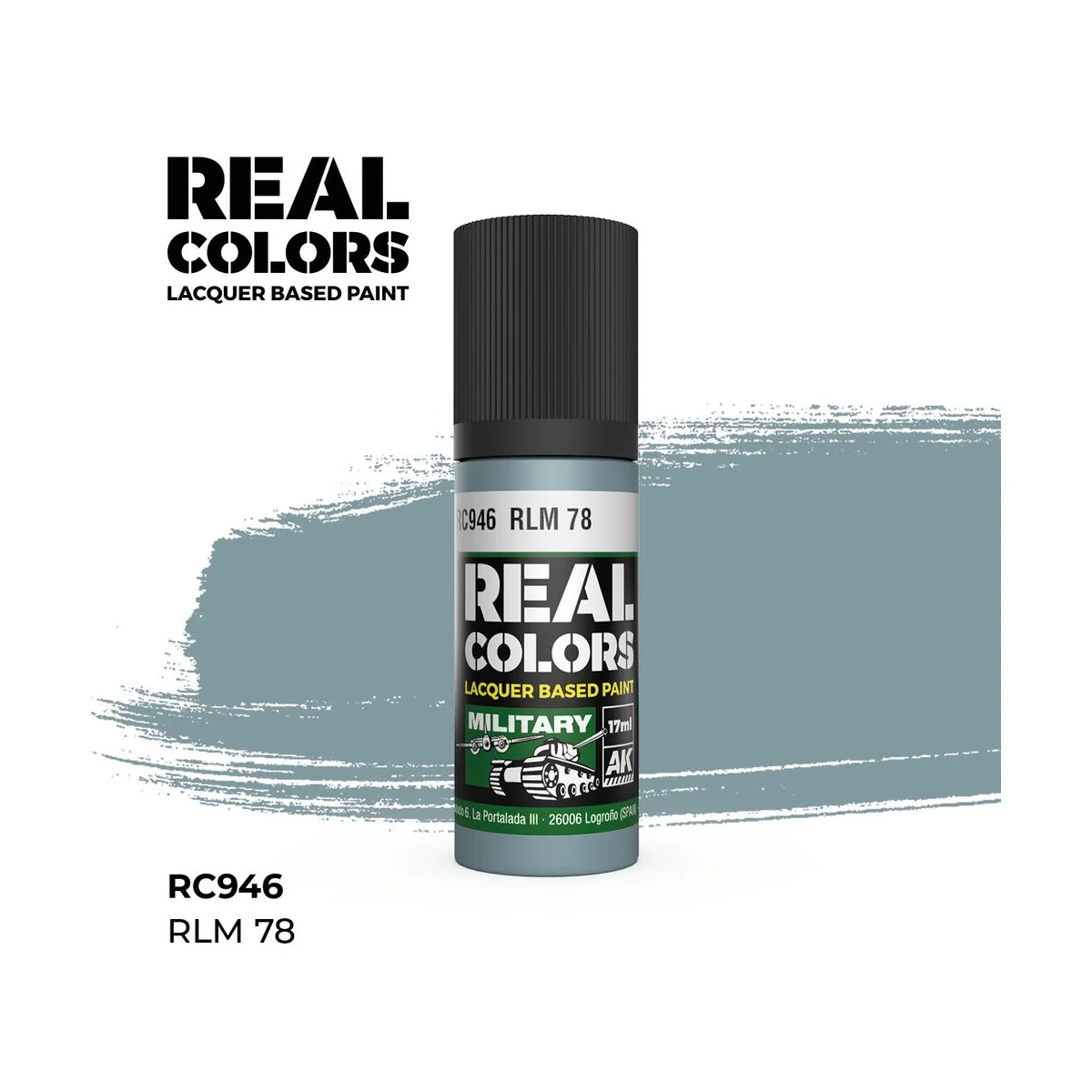 Real Colors: RLM 78 17 ml. - AK Interactive RC946