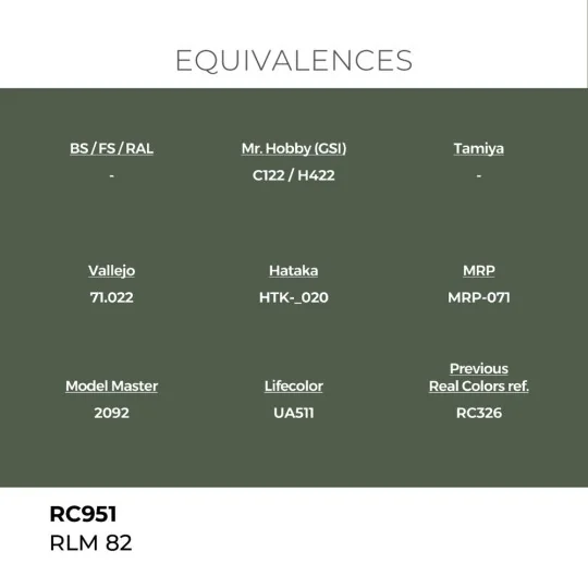 Real Colors: RLM 82 17 ml. - AK Interactive RC951