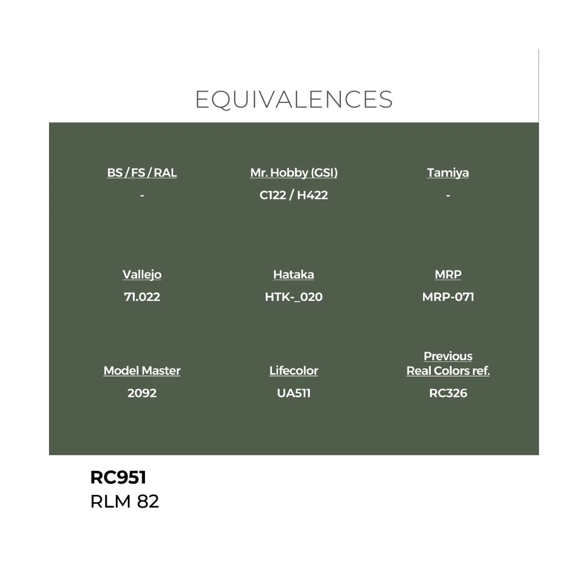 Real Colors: RLM 82 17 ml. - AK Interactive RC951