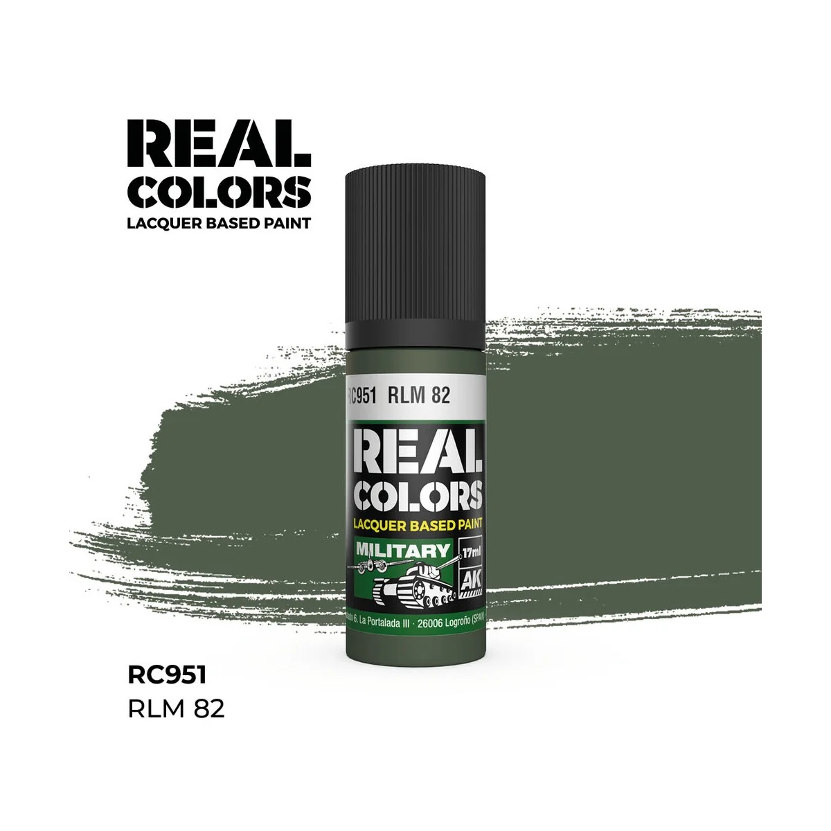 Real Colors: RLM 82 17 ml. - AK Interactive RC951