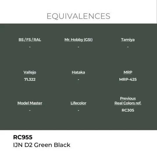 Real Colors: IJN D2 Green Black 17 ml. - AK Interactive RC955