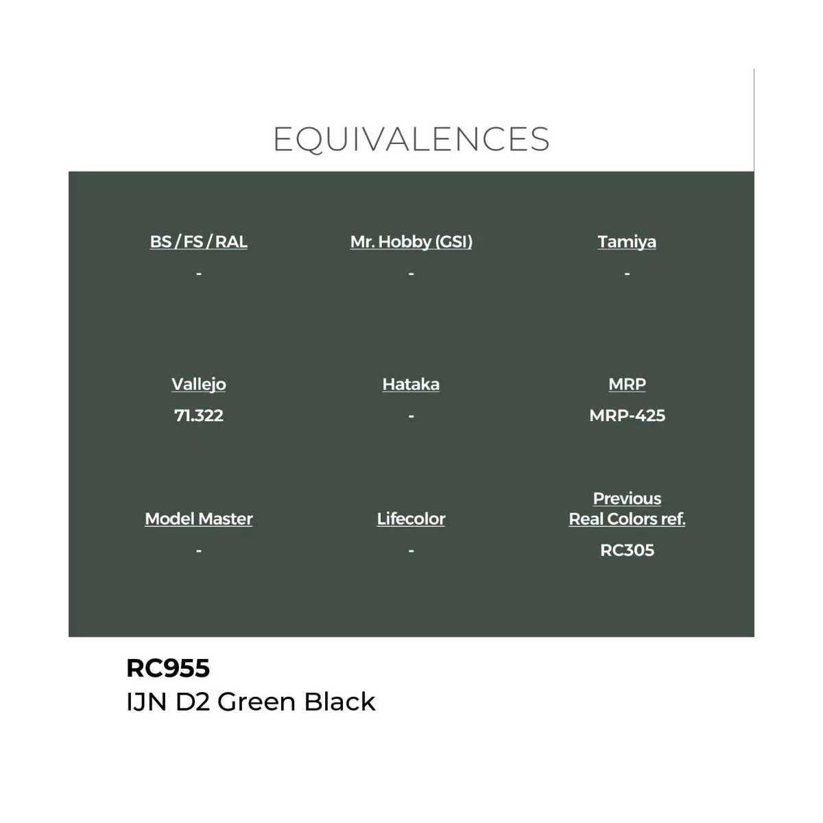 Real Colors: IJN D2 Green Black 17 ml. - AK Interactive RC955