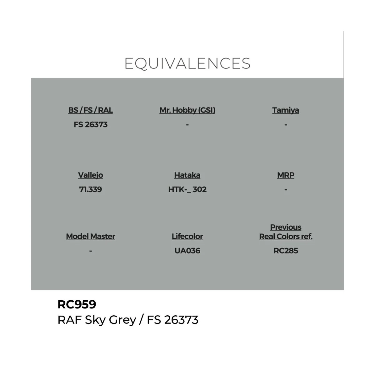 Real Colors: RAF Sky Grey 17 ml. - AK Interactive RC959