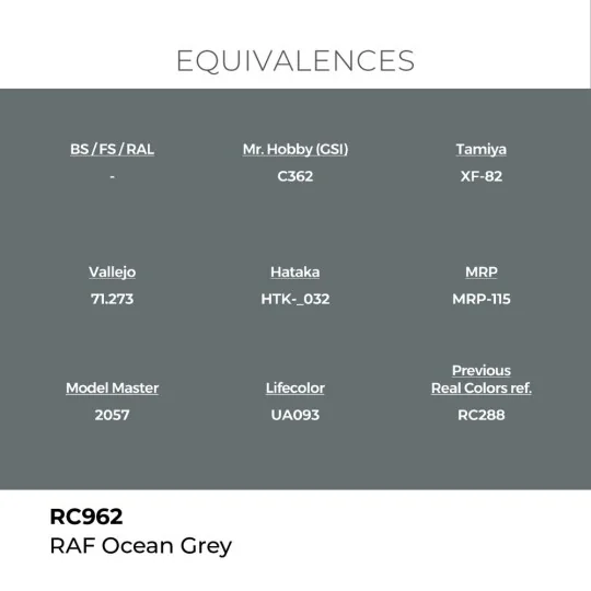 Real Colors: RAF Ocean Grey 17 ml. - AK Interactive RC962