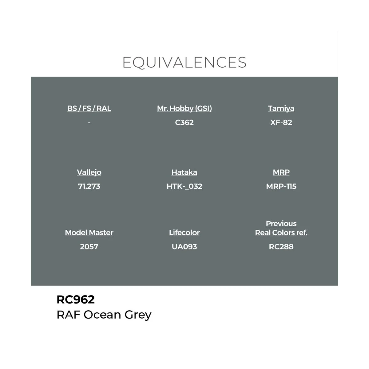 Real Colors: RAF Ocean Grey 17 ml. - AK Interactive RC962