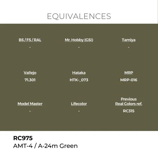 Real Colors: AMT-4 / A-24M Green 17 ml. - AK Interactive RC975