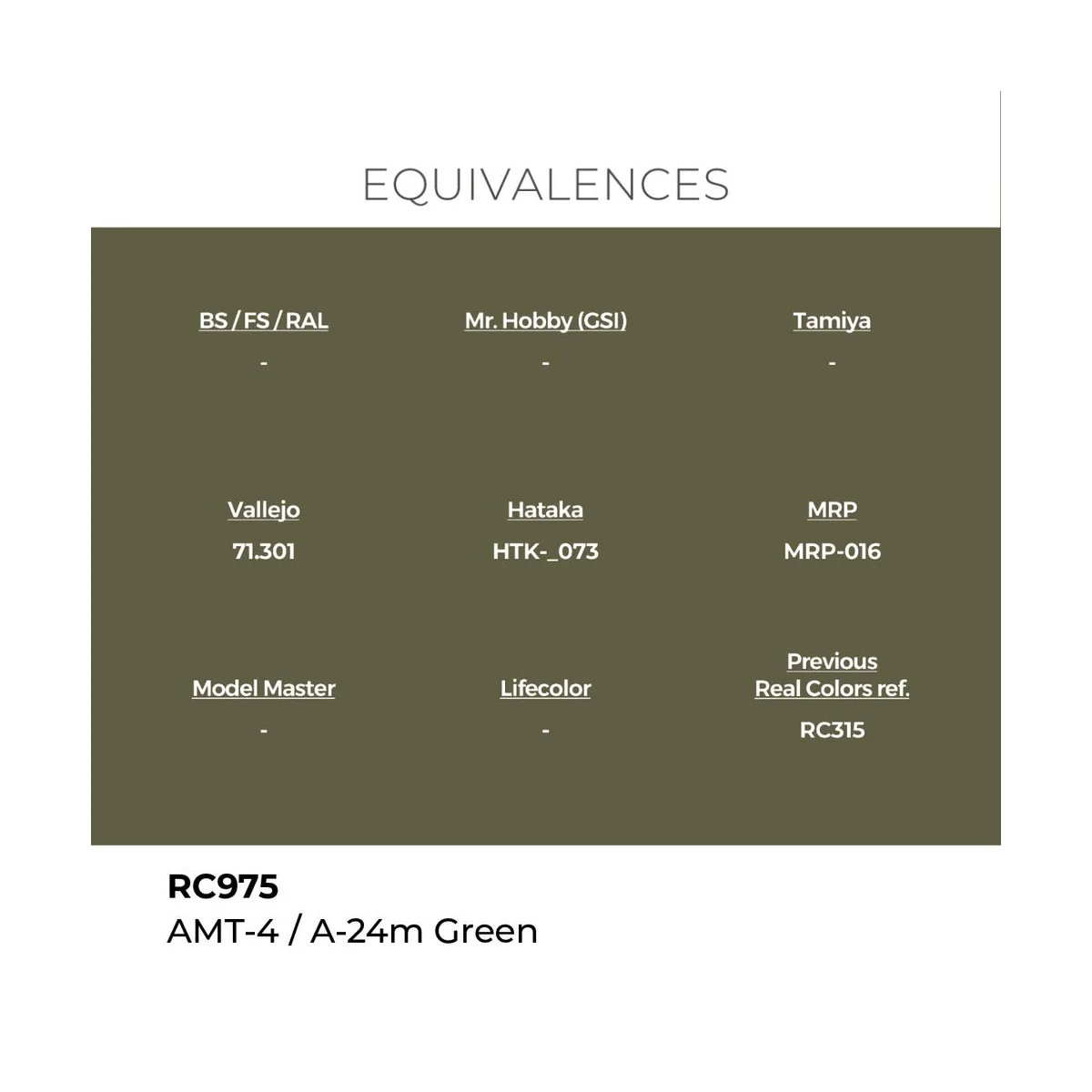 Real Colors: AMT-4 / A-24M Green 17 ml. - AK Interactive RC975