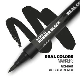 Real Colors Markers: RUBBER BLACK - AK Interactive RCM001 2