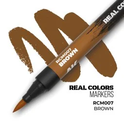 Real Colors Markers: BROWN - AK Interactive RCM007 2