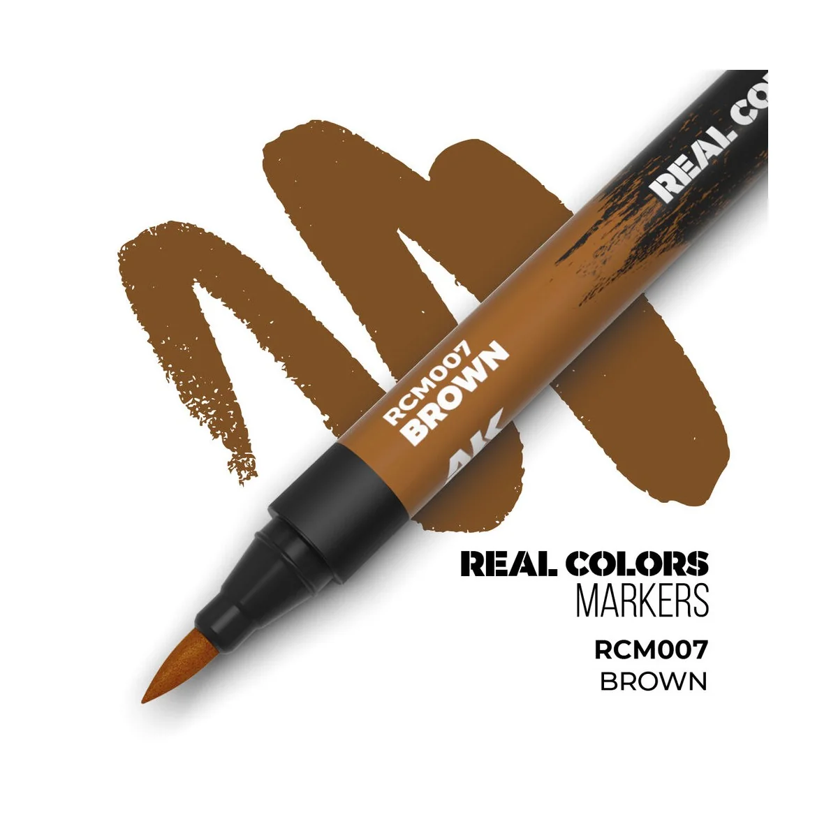 Real Colors Markers: BROWN - AK Interactive RCM007