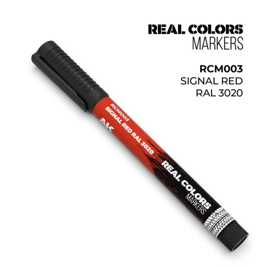 Real Colors Markers: SIGNAL RED RAL 3020 - AK Interactive RCM003