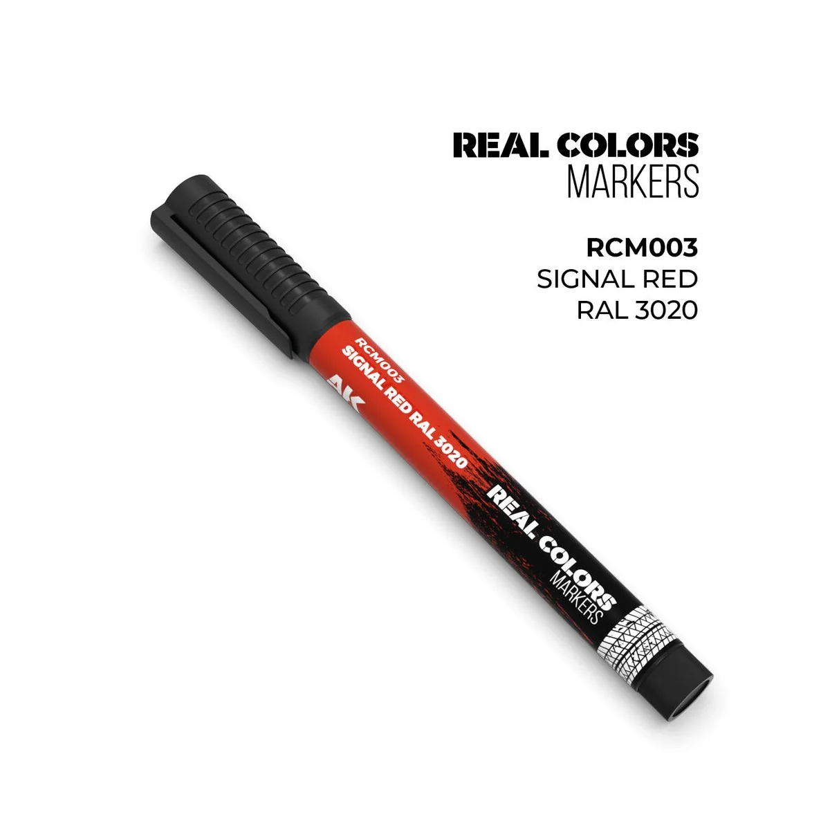 Real Colors Markers: SIGNAL RED RAL 3020 - AK Interactive RCM003
