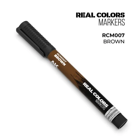 Real Colors Markers: BROWN - AK Interactive RCM007
