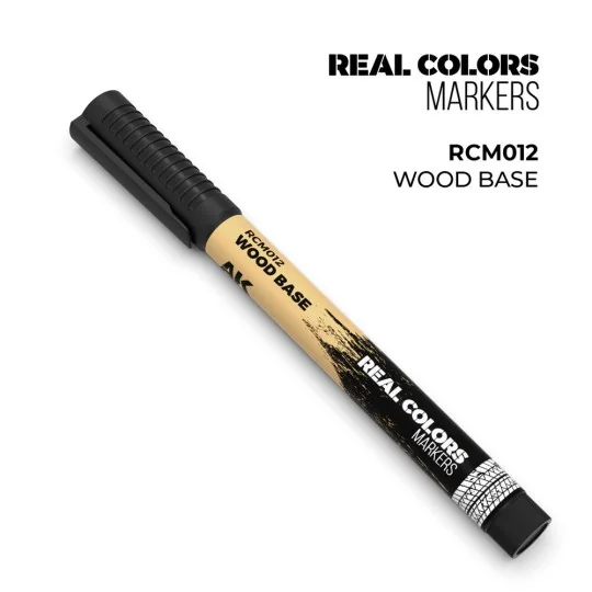 Real Colors Markers: WOOD BASE - AK Interactive RCM012