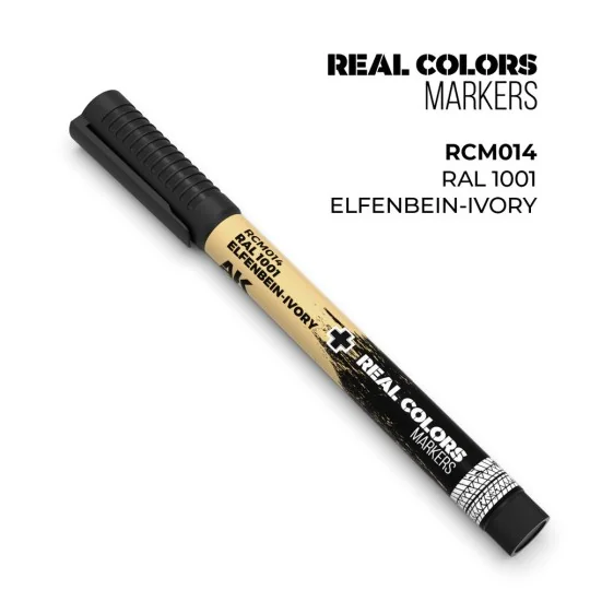 Real Colors Markers: RAL 1001 ELFENBEIN-IVORY - AK Interactive RCM014