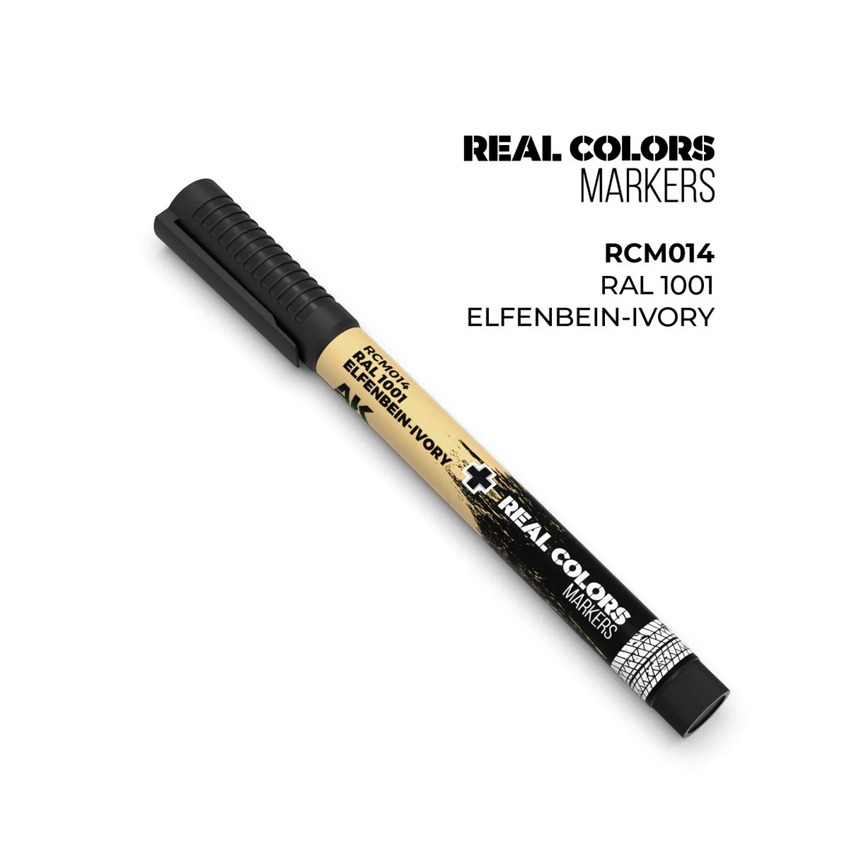 Real Colors Markers: RAL 1001 ELFENBEIN-IVORY - AK Interactive RCM014