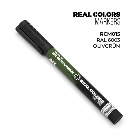 Real Colors Markers: RAL 6003 OLIVGRÜN - AK Interactive RCM015