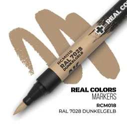 Real Colors Markers: RAL 7028 DUNKELGELB - AK Interactive RCM018 2