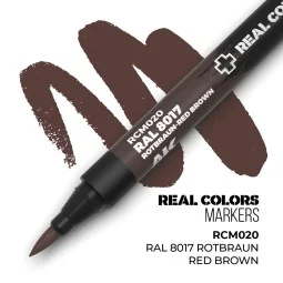 Real Colors Markers: RAL 8017 ROTBRAUN-RED BROWN - AK Interactive R... 2