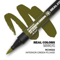 Real Colors Markers: INTERIOR GREEN FS 34151 - AK Interactive RCM022 2