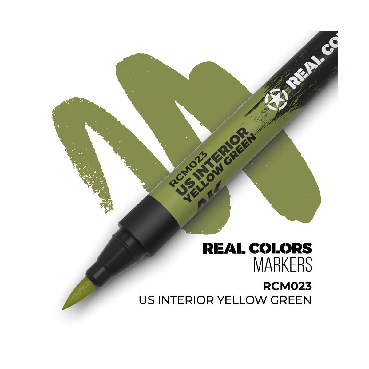 Real Colors Markers: US INTERIOR YELLOW GREEN - AK Interactive RCM023