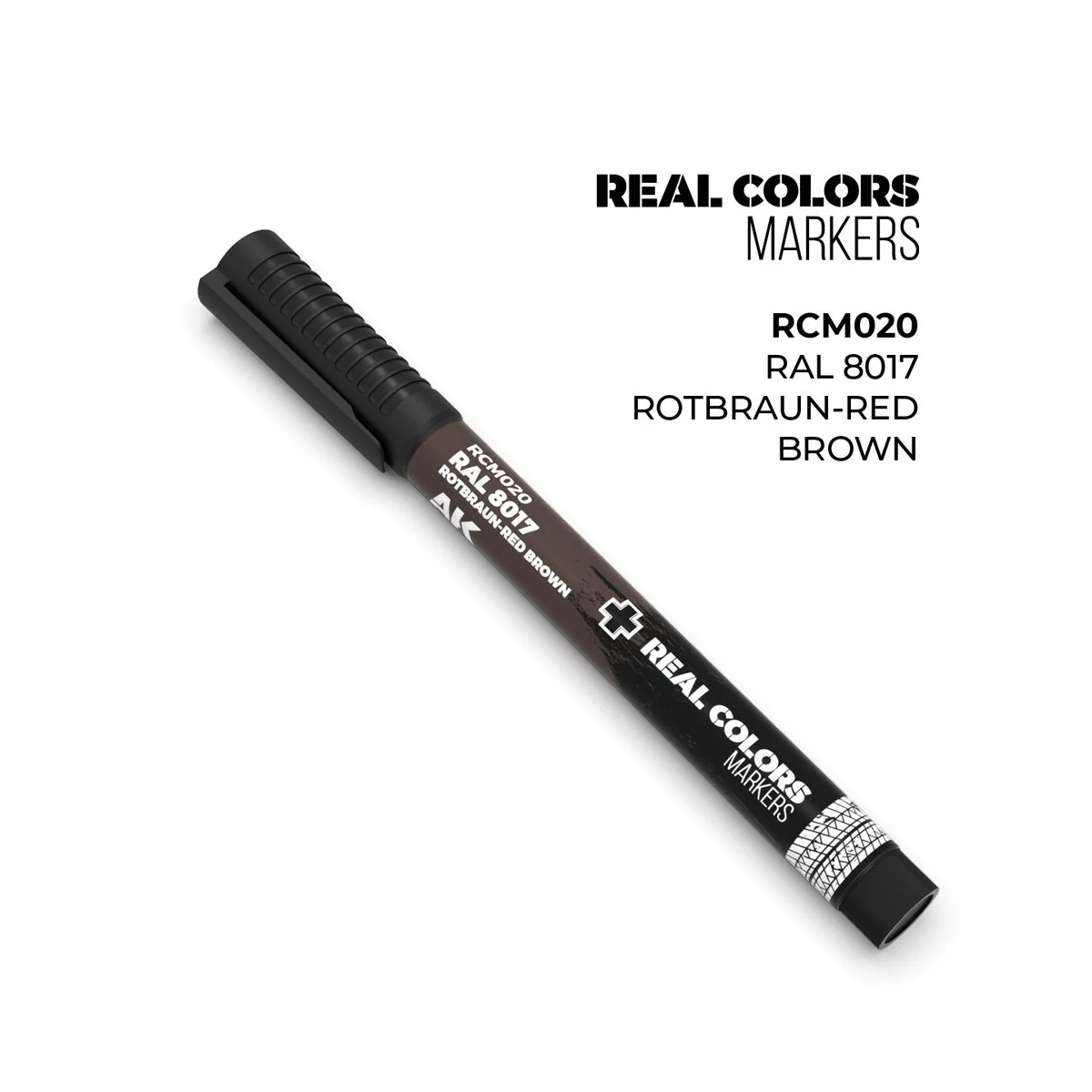 Real Colors Markers: RAL 8017 ROTBRAUN-RED BROWN - AK Interactive R...