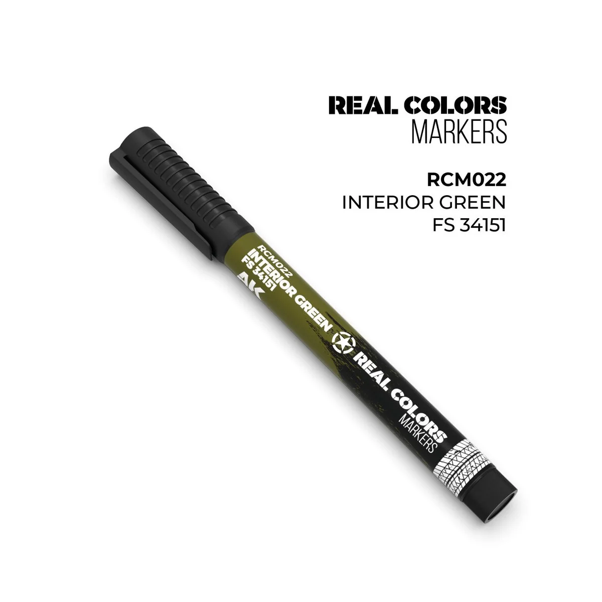 Real Colors Markers: INTERIOR GREEN FS 34151 - AK Interactive RCM022