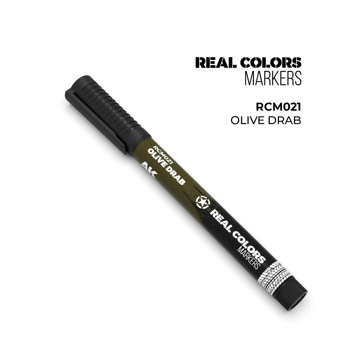 Real Colors Markers: OLIVE DRAB - AK Interactive RCM021