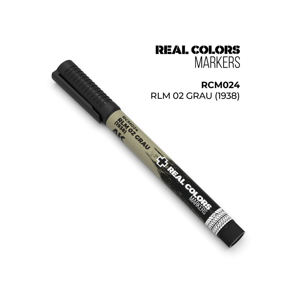 Real Colors Markers: RLM 02 GRAU (1938) - AK Interactive RCM024