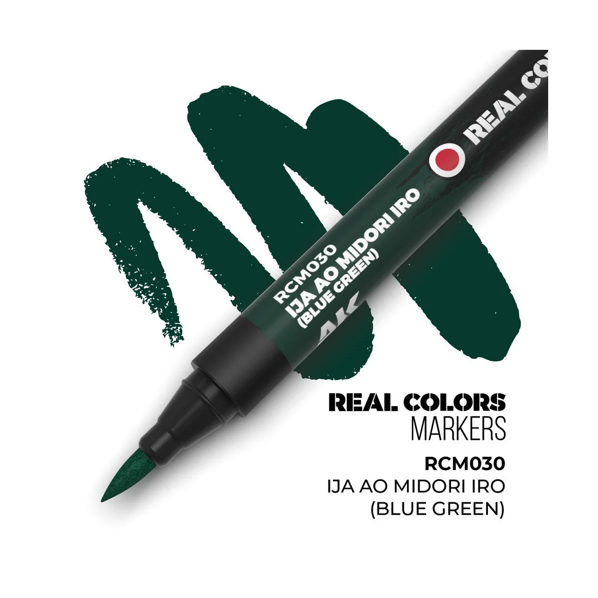 Real Colors Markers: IJA AO MIDORI IRO (BLUE GREEN) - AK Interactiv...