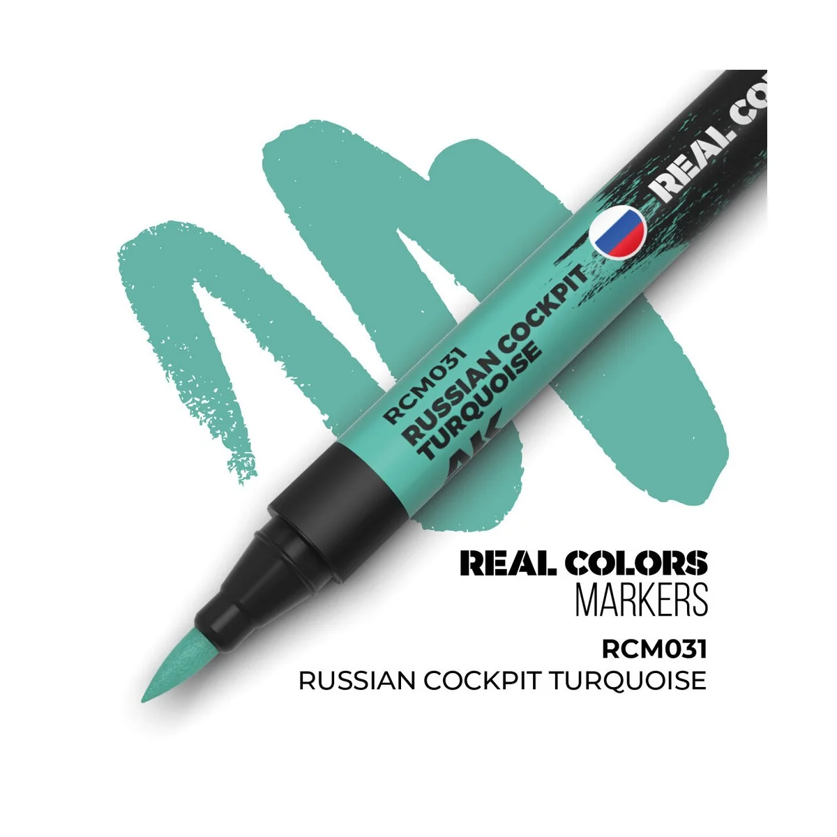 Real Colors Markers: RUSSIAN COCKPIT TORQUOISE - AK Interactive RCM031