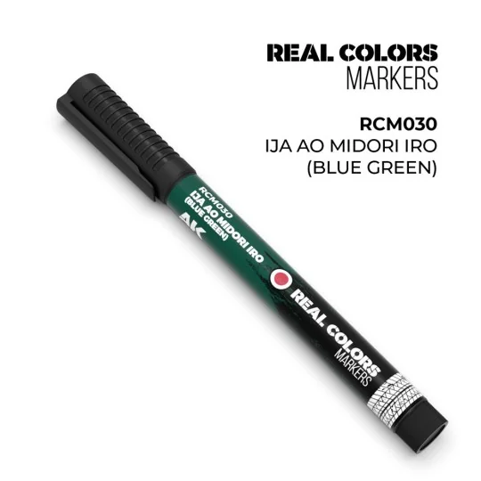 Real Colors Markers: IJA AO MIDORI IRO (BLUE GREEN) - AK Interactiv...