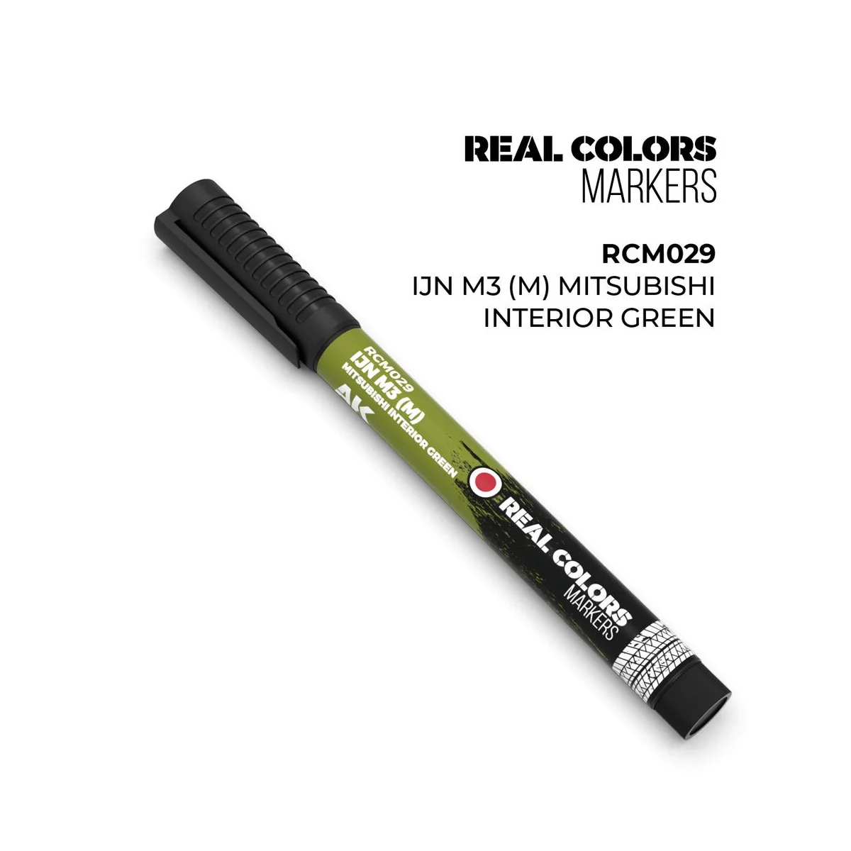 Real Colors Markers: IJN M3 (M) MITSUBISHI INTERIOR GREEN - AK Inte...