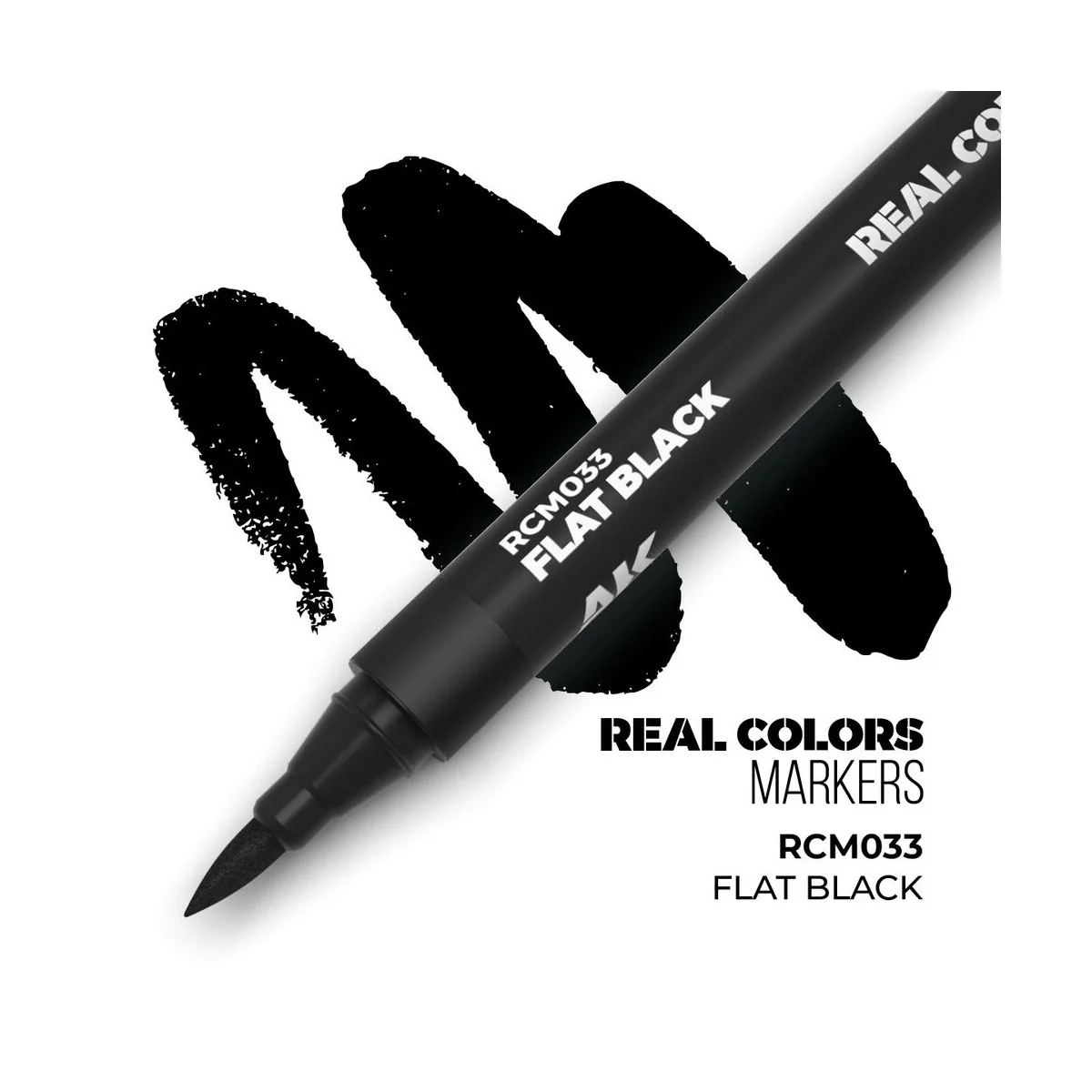FLAT BLACK - AK Interactive RCM033