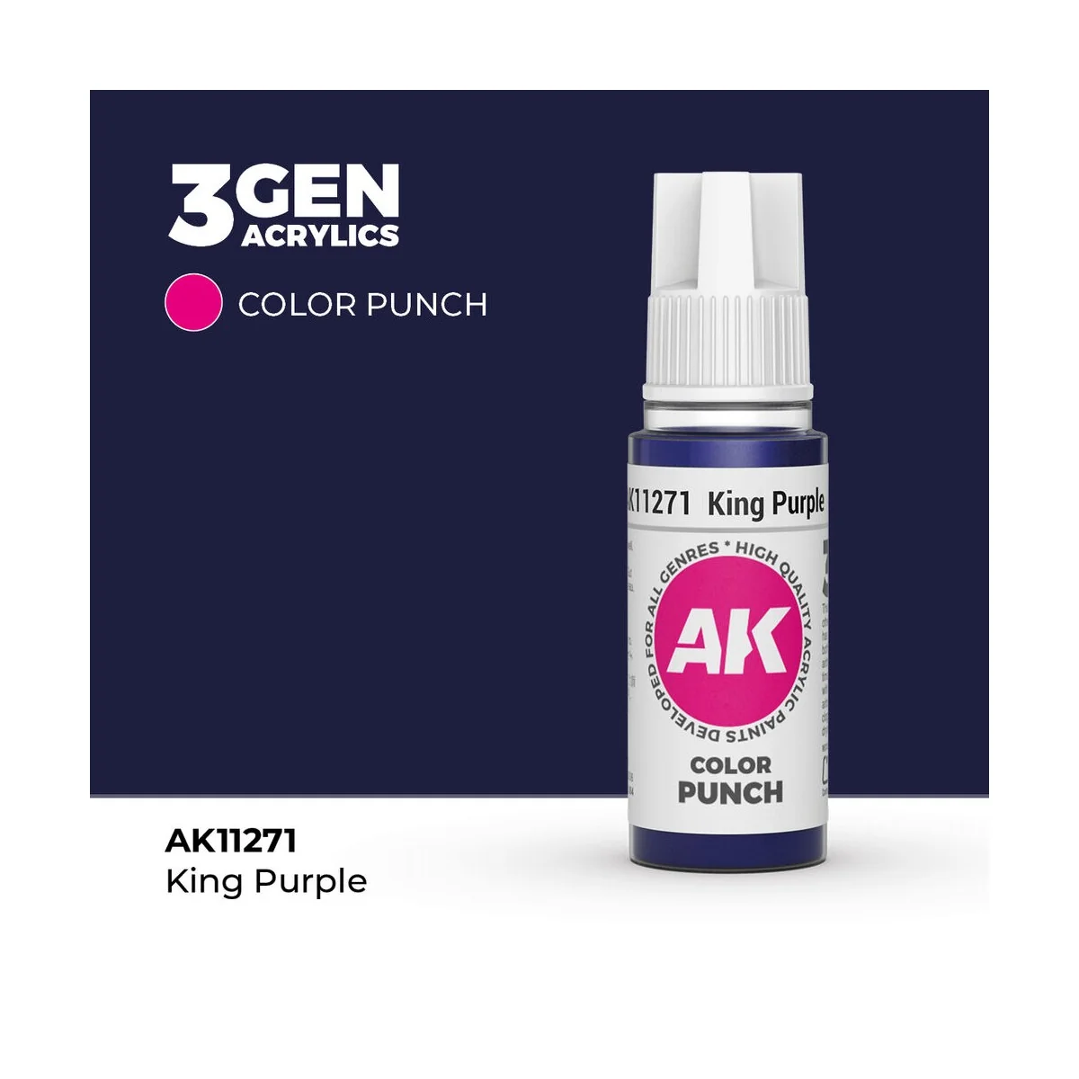 King Purple COLOR PUNCH 17 ml - AK Interactive AK11271