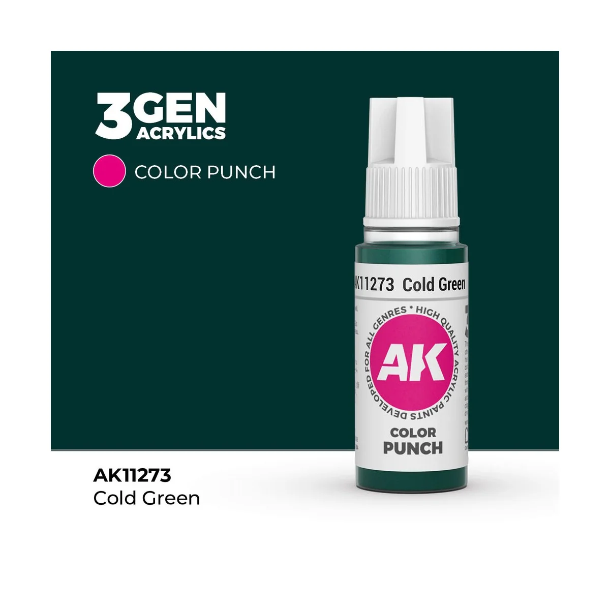 Cold Green COLOR PUNCH 17 ml - AK Interactive AK11273