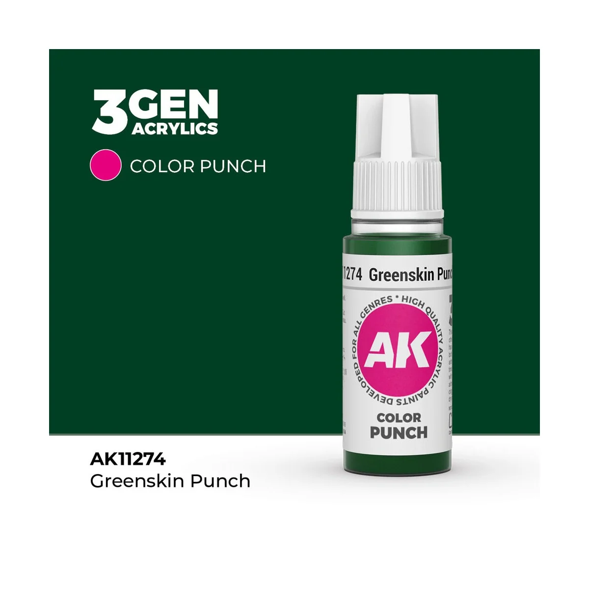 Greenskin Punch COLOR PUNCH 17 ml - AK Interactive AK11274
