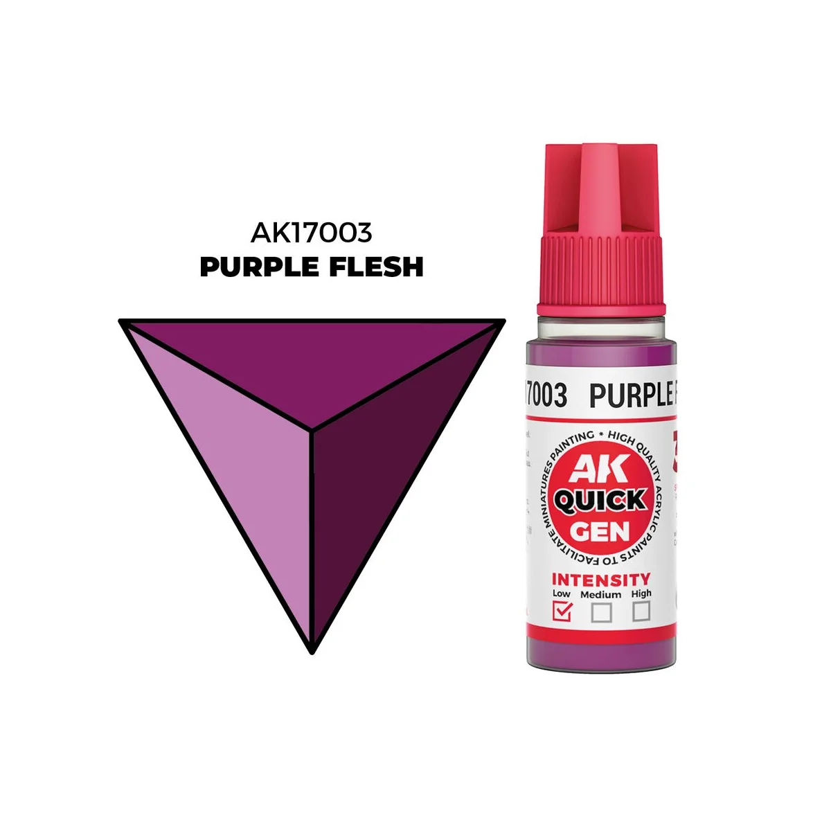 PURPLE FLESH 18 ml - QUICK GEN - AK Interactive AK17003