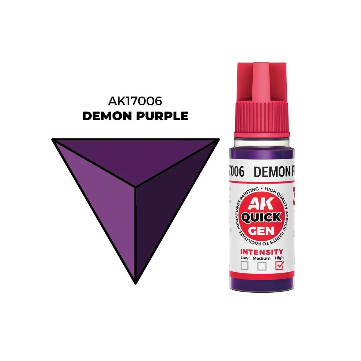 DEMON PURPLE 18 ml - QUICK GEN - AK Interactive AK17006