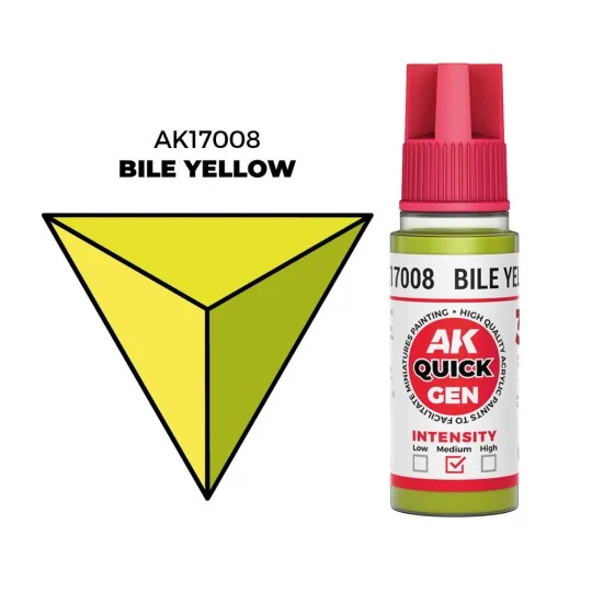 BILE YELLOW 18 ml - QUICK GEN - AK Interactive AK17008