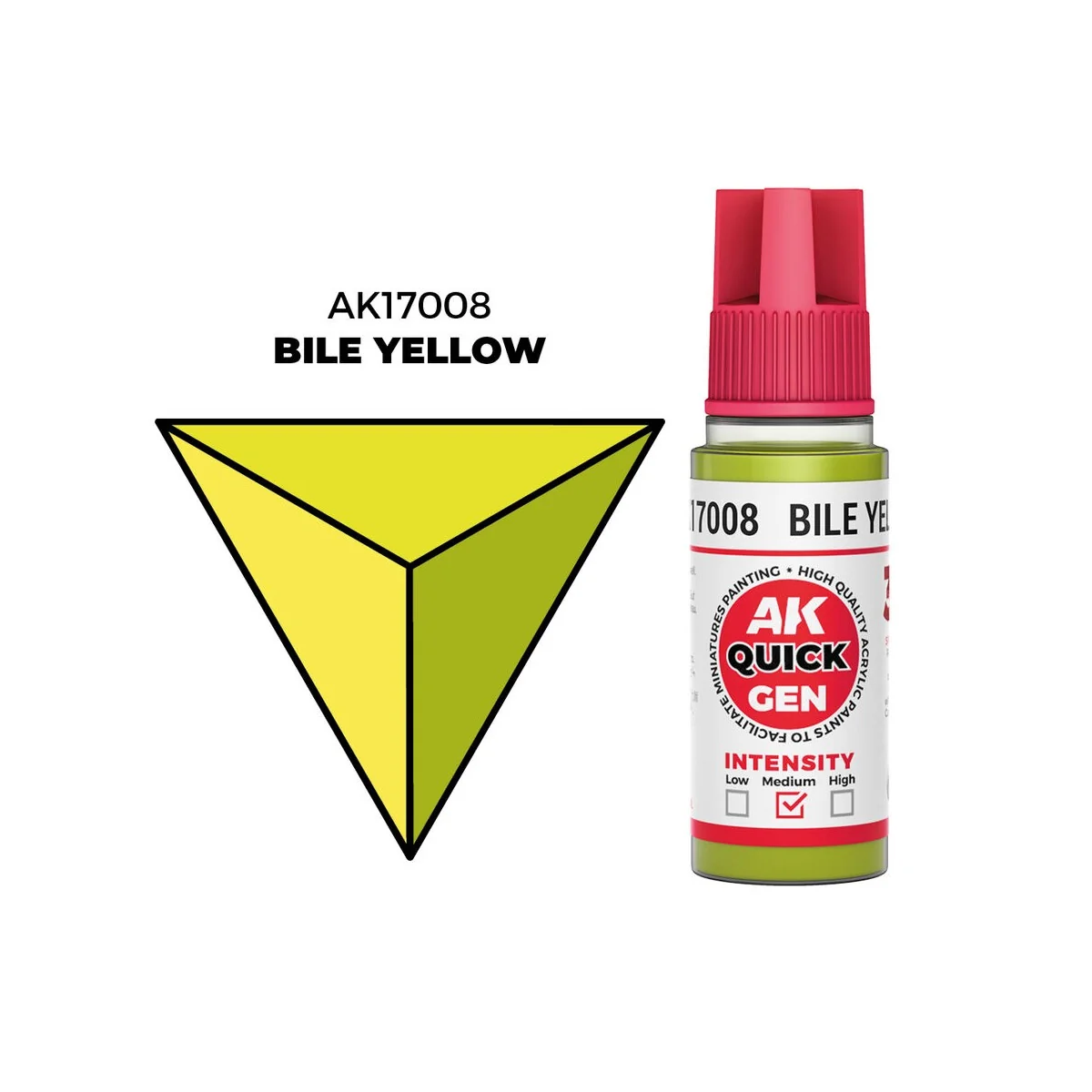 BILE YELLOW 18 ml - QUICK GEN - AK Interactive AK17008