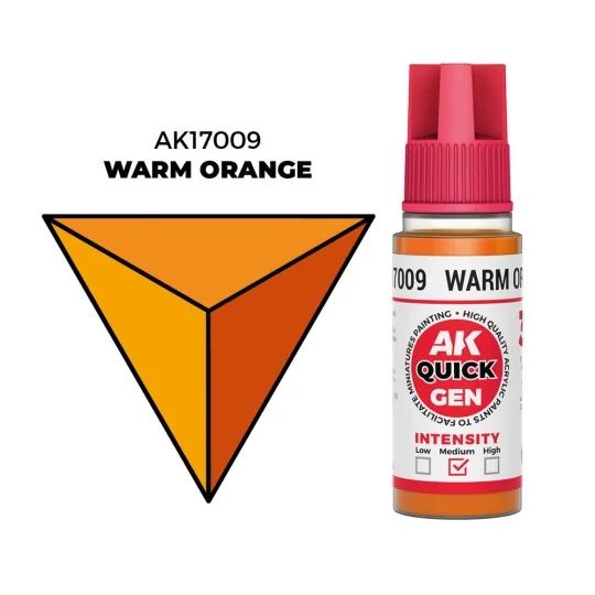 WARM ORANGE 18 ml - QUICK GEN - AK Interactive AK17009