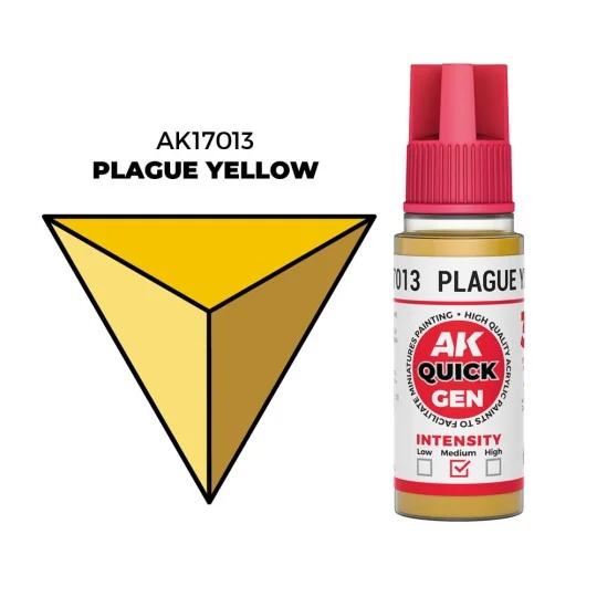 PLAGUE YELLOW 18 ml - QUICK GEN - AK Interactive AK17013