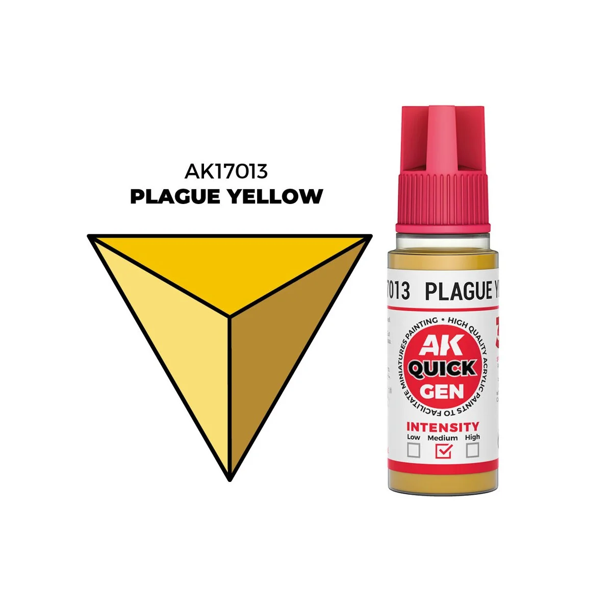 PLAGUE YELLOW 18 ml - QUICK GEN - AK Interactive AK17013