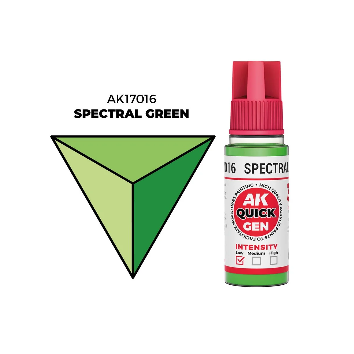 SPECTRAL GREEN 18 ml - QUICK GEN - AK Interactive AK17016