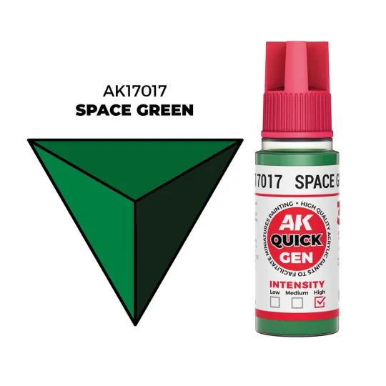 SPACE GREEN 18 ml - QUICK GEN - AK Interactive AK17017